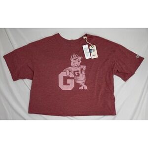 NWT Tailgate Georgia Bulldogs Cropped T Shirt Women's Size XS